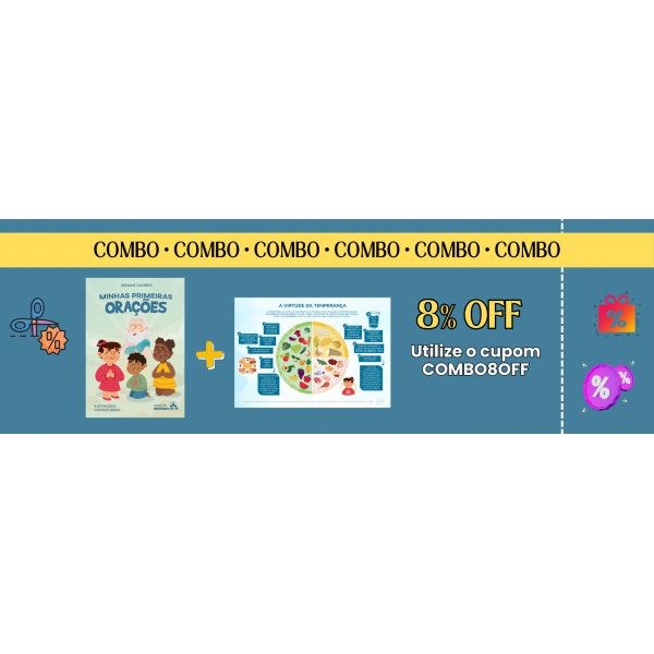 Combo Livro + Jogo Americano 