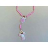 Terço Infantil Personalizado Rosa