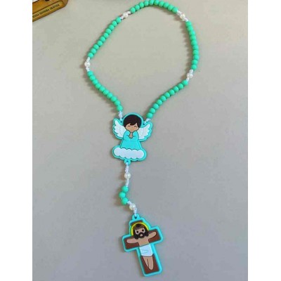 Terço Infantil Personalizado Verde